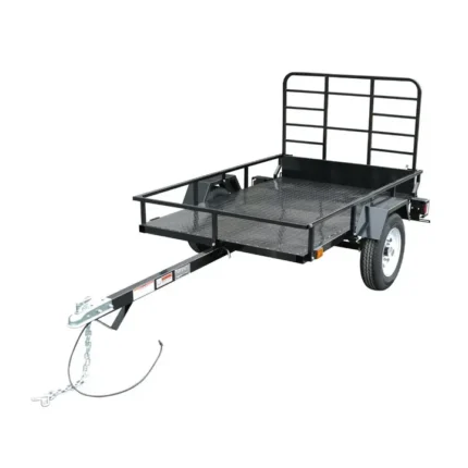 4' x 6' Single Axle Utility Trailer, 1580 Lb Payload Capacity, Robust Construction, 2" Coupler, TMG-UT46